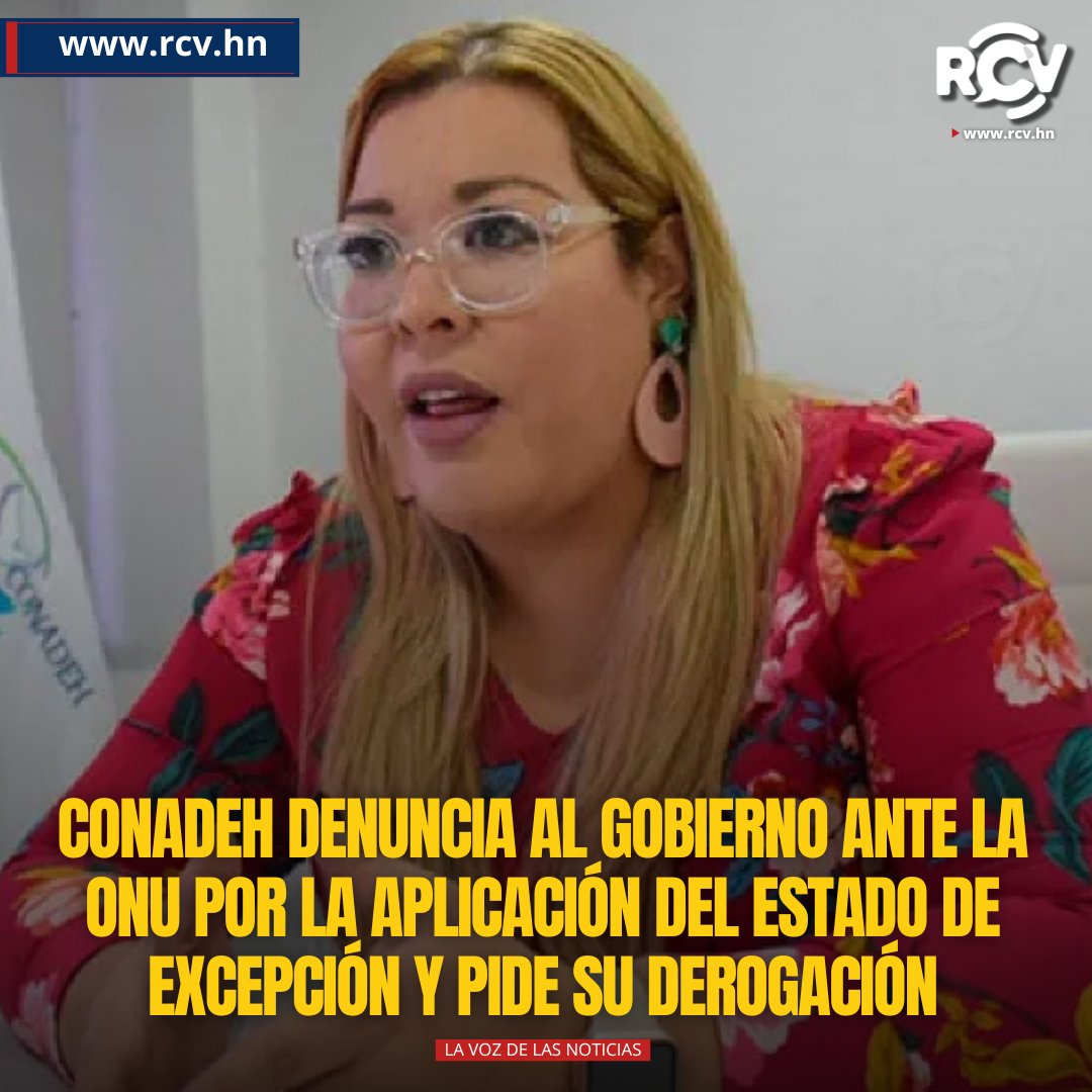 RCVHonduras's tweet image. #ÚLTIMAHORA 🚨 | En el marco de la reunión previa de la presentación del Examen Periódico Universal EPU, la comisionada del #CONADEH, Blanca Izaguirre, denunció al estado de Honduras ante el Consejo de Derechos Humanos de la #ONU en Ginebra, Suiza, por la aplicación del estado…