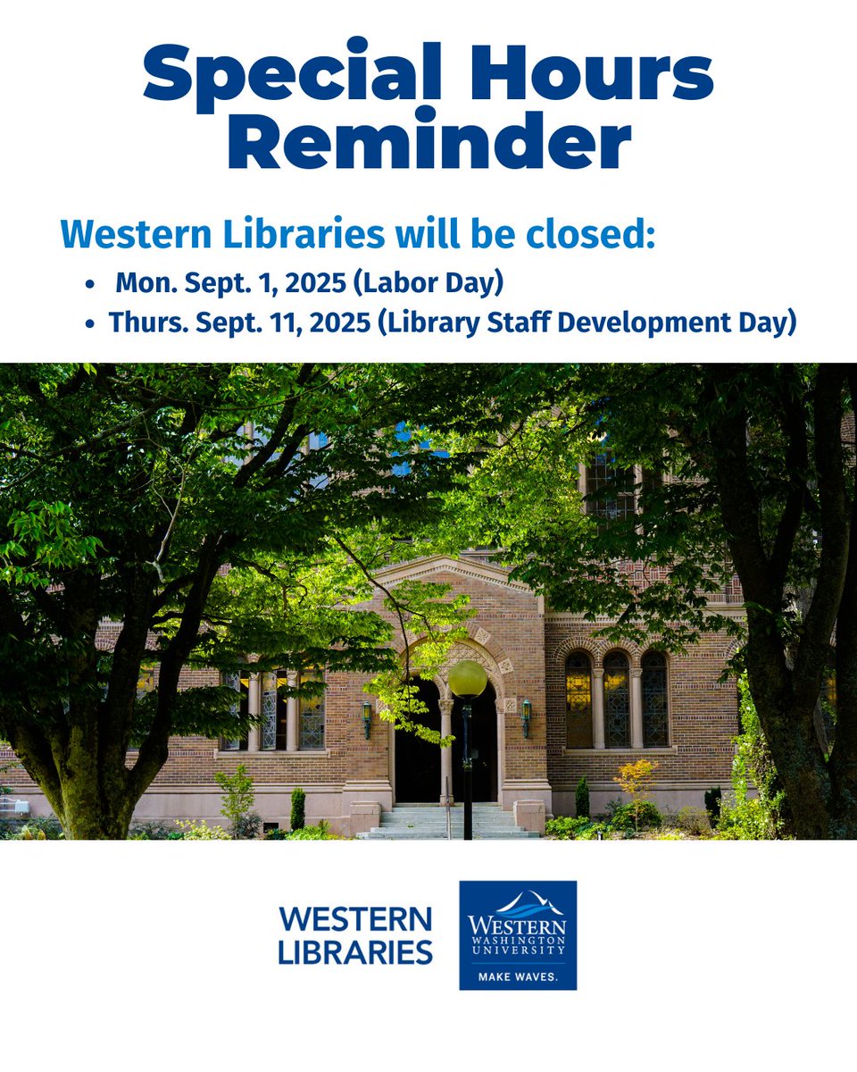 Western Libraries tweet media