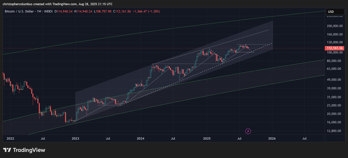 davthewave's tweet image. The #btc speculator should be perfectly prepared to both stake a position and speculate on what price will do [the two are the flipside one of the other].

The #btc speculator is therefore also a hedged trader/ investor that is prepared for their position to be invalidated should…