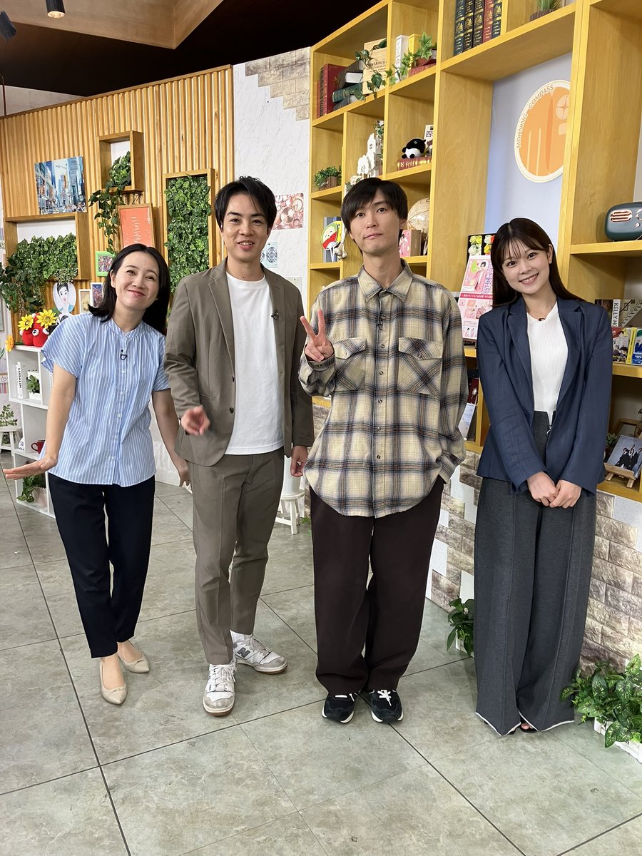 このあと生放送📺
#チバテレ #モーニングこんぱす 金曜日

6:45頃-先週チバナツキッズ
キャプテン⭐︎Cと #新浜レオン が共演🎵

7:22頃-
#ABCZ #橋本良亮 が気になる！
市原の姉崎いちじくを食べよう☺️

7:39頃-WAKUチャレ
#吉川七瀬 が市原サユリワールドへ🐱

#泉水はる佳 #前原竜二 #tvk #テレ玉