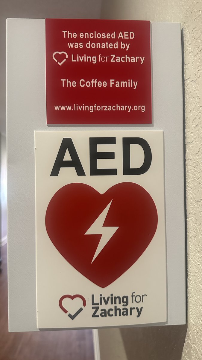 Huge thanks to Living for Zachary &amp; the Coffee Family for donating a life-saving AED to the Ronald McDonald House of Temple!

Your gift helps us protect the families we serve—because safety is everything. 💓

Your mission to prevent sudden cardiac arrest in youth inspires us all.