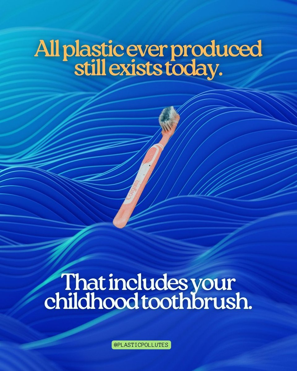 💡Did you know that every plastic item you’ve ever used or seen in your lifetime is still in existence in some form on the planet? And it will still be here long after you’re gone—including your childhood toothbrush. 

Read more about the problem of plastic here: