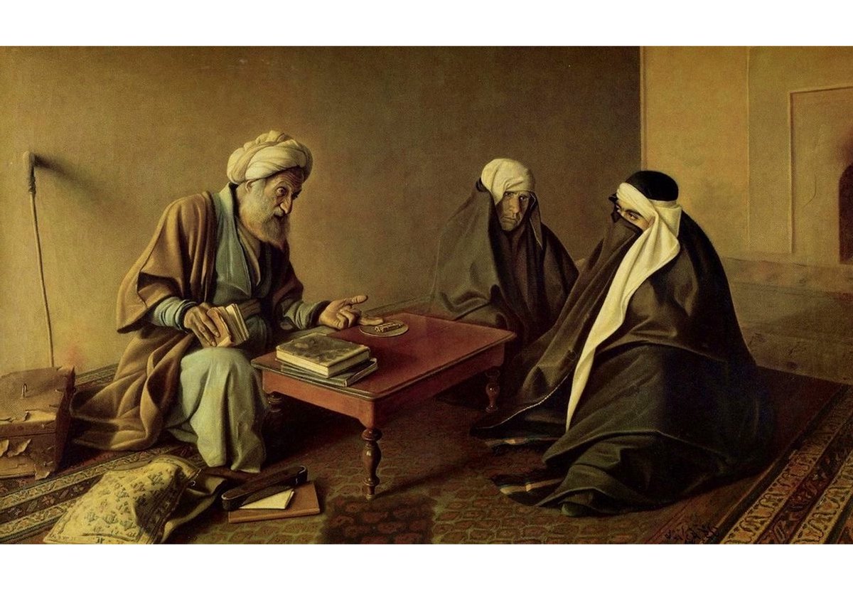 Photography render of Kamal almolk painting