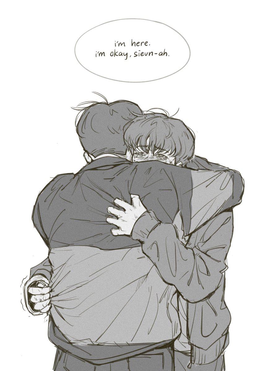 #shse 수호시은  
#WHCF_Term1   

day 2: hurt/comfort 

in this life, i came home to you safe.