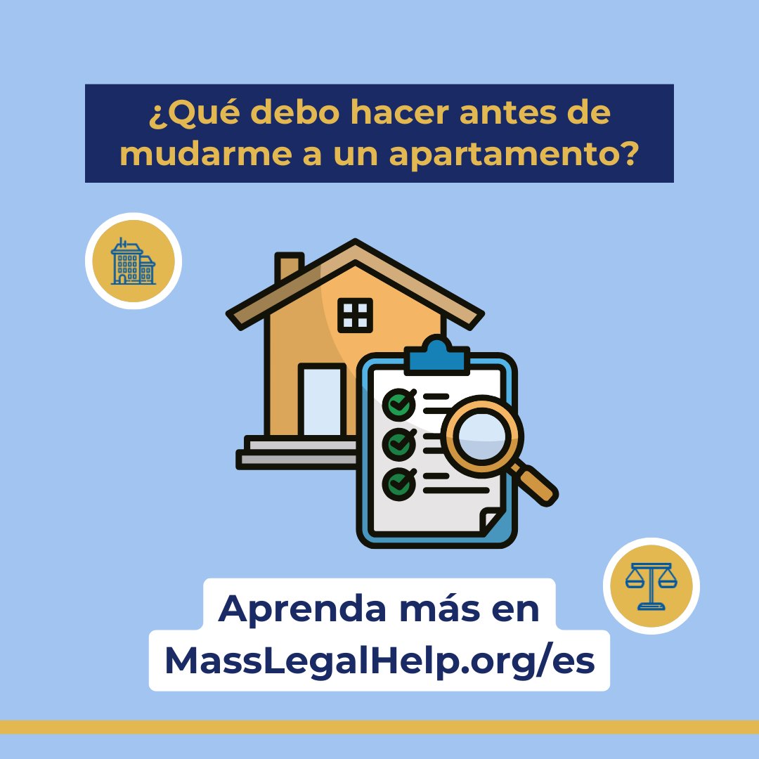 MassLegalHelp's tweet image. Are you looking for an apartment? Here are some things to know and do before you agree to rent an apartment:

masslegalhelp.org/housing-apartm… (English)

masslegalhelp.org/es/vivienda-ap… (español)

Our content is written and reviewed by legal aid programs, lawyers, and community partners.