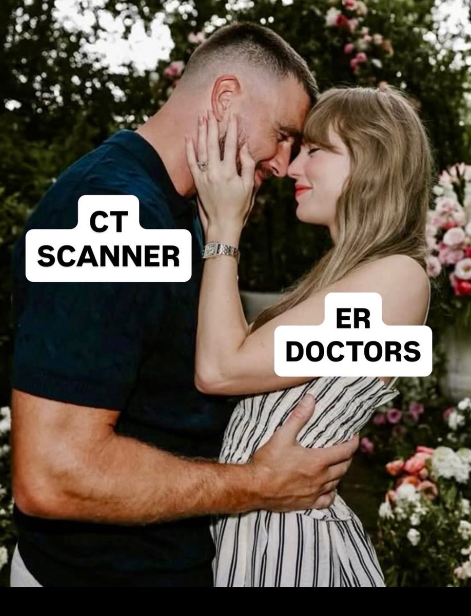 Real life:
ED: I have a 40 year old female patient with RUQ pain, vomiting, a WBC count of 13 and an ultrasound showing acute cholecystitis.
General surgery: get a CT scan then I’ll see the patient.

Social media memes: