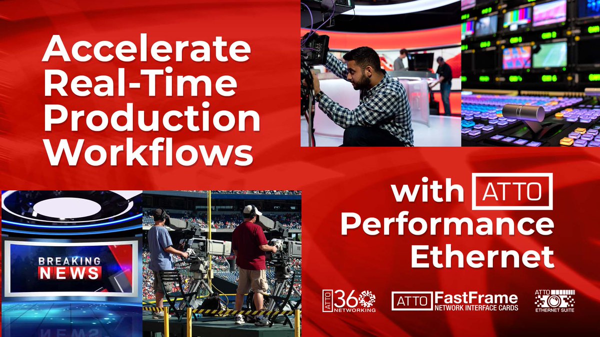 ATTO FastFrame 100 GbE NICs with ATTO360 software deliver ultra-low latency and optimized throughput, enabling real-time 8K video, live effects, and collaborative editing without bottlenecks.

atto.com/products/high-…