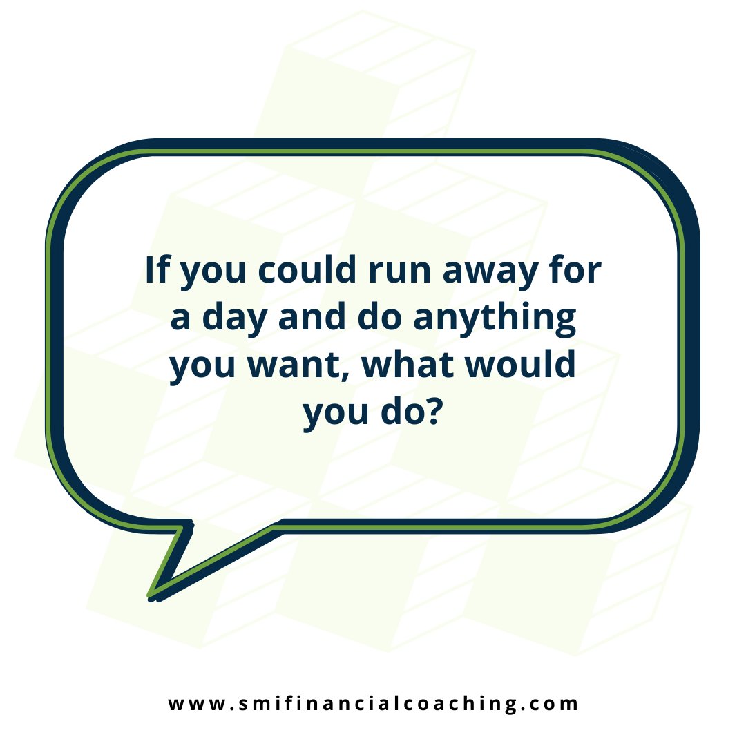 If you could run away for a day and do anything you want, what would you do?

#busyentrepreneur #smallbusiness