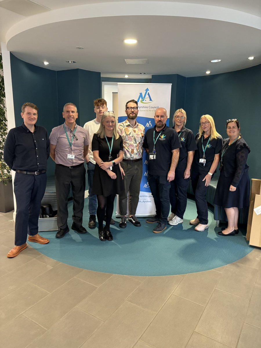 Today our Community Alarm team welcomed Hugo &amp; Sam from <a href="/hanoverscotland/">Hanover Scotland</a> who came to showcase some exciting developments with some of our amazing Community Alarm Staff #workingtogether