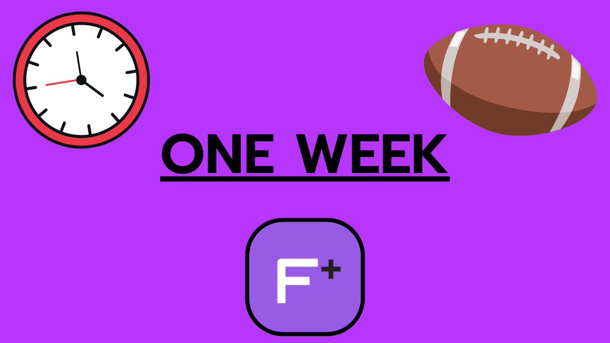 fantasyplusmk's tweet photo. Only 7 Days Until The @NFL Season BEGINS 

Who Are You Starting? 🏈

@playfantasyplus https://t.co/rtquyuYuf4