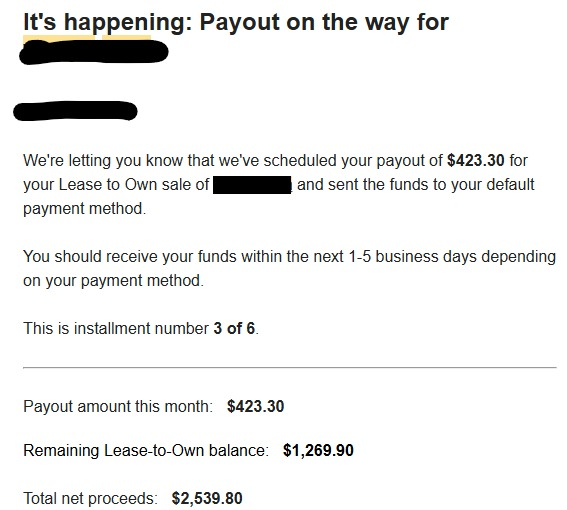 Sold as LTO on <a href="/afternic/">Afternic</a>. Unfortunately, this was final payment received last month as the buyer failed to pay current month installment. Domain back to me.
How do you see this as a $1269 loss or gain? Should I relist at full price or half price?

#domains #DomainForSale