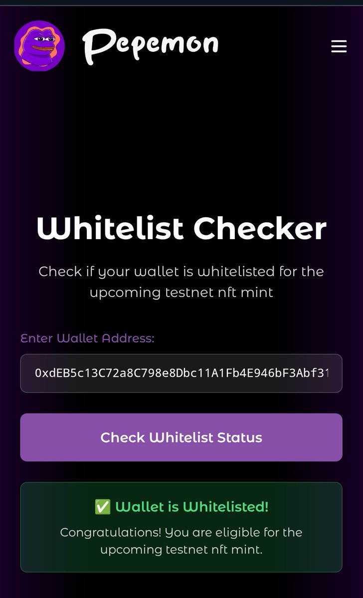 maazxyz's tweet photo. Just checked &amp; I’m officially whitelisted for the @Pepemon_xyz Testnet mint! 🔥
Excited to be part of this journey with my Pepemon Samurai 🐉

Check yours here guys : 
https://t.co/VPTZZN4UmC

#Pepemon #monad https://t.co/05BWD0hBYC