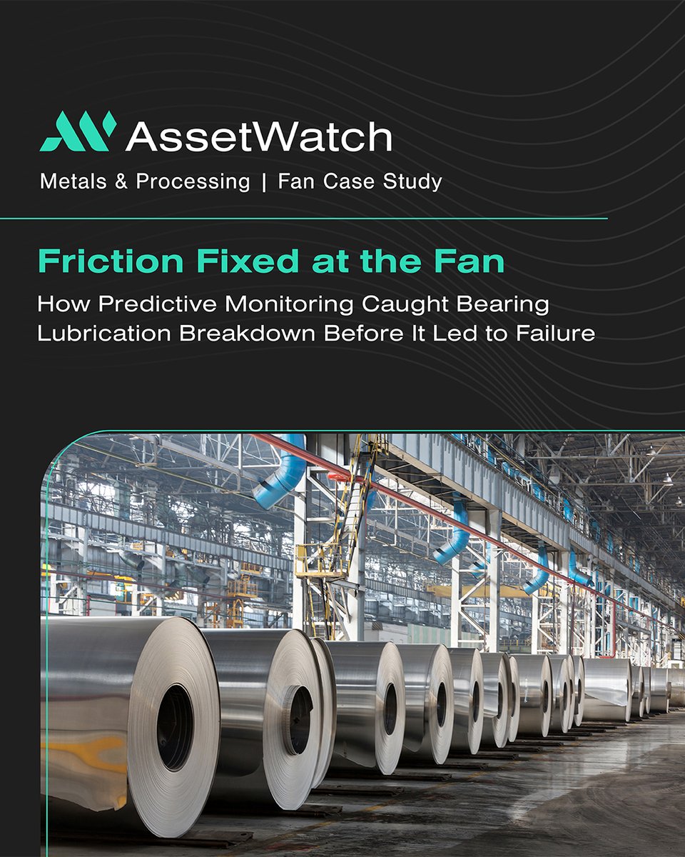 GoAssetWatch's tweet image. 🚨 A #vibration spike turned into a big save. Check out how a fan bearing in a metals facility showed an anomaly—and how the issue was diagnosed.

(Spoiler alert: 24 hrs of downtime avoided = $240K saved.)

#ConditionMonitoring #Maintenance #Reliability #Metals