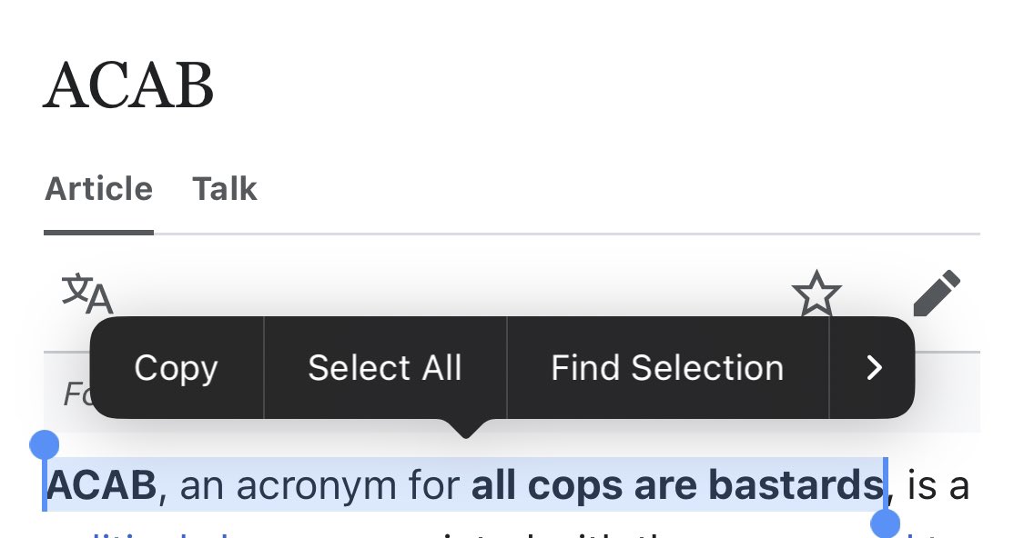 tahubackso's tweet photo. 1312 acab (all cops are bastards) https://t.co/xvVNdKIVNx