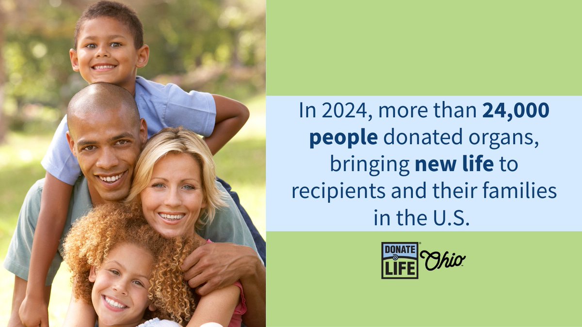 More than 100,000 people in America are waiting for lifesaving organ transplants. Learn more at bit.ly/4fe0vBH