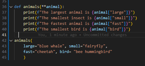 YourHelper100's tweet image. Day 24 #100DaysOfCode
Did you know that the bee hummingbird is the smallest bird there is?😊
✅ Arbitrary keyword arguments
-Used when you do not know the number of keyword arguments to be passed into your function.
#python #CodingJourney #buildinpublic
#DataScience