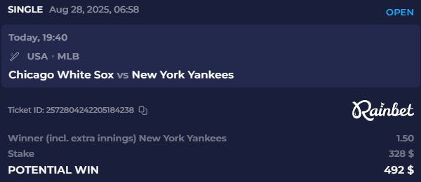 Yankees winning this one fs !