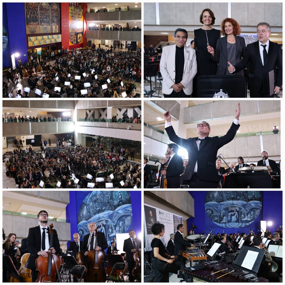 ¡Momentos entrañables con la Orquesta Filarmónica del Estado de Querétaro, bajo la dirección de Mark Kadin!
