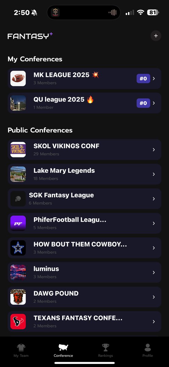 fantasyplusmk's tweet photo. Check Out All These Leagues 😍 

Think You’ve Got What It Takes? 

Put It To The Test This Fantasy Season &amp; Use @playfantasyplus 🏈 https://t.co/mwsRGhDlqM