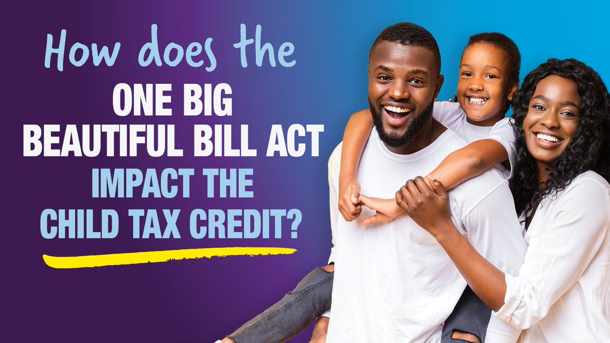 jacksonhewitt's tweet image. The One Big Beautiful Bill Act increases the Child Tax Credit by $200 per child under 17 to up to $2,200 for 2025. This is just one of many tax changes that could impact your taxes. Plan ahead with a Tax Pro at ms.spr.ly/6013swvct. #JacksonHewitt #OneBigBeautifulBill