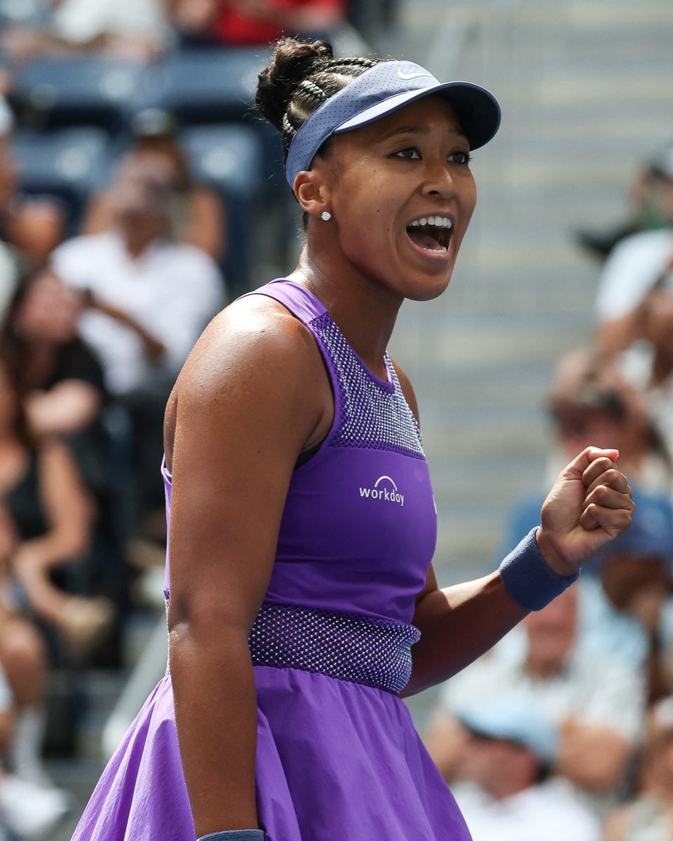 naomi osaka purple dress us open Perfection in purple 💜 @naomiosaka is safely into round 3 with a 6-3, 6-1  win against Baptiste. #USOpen