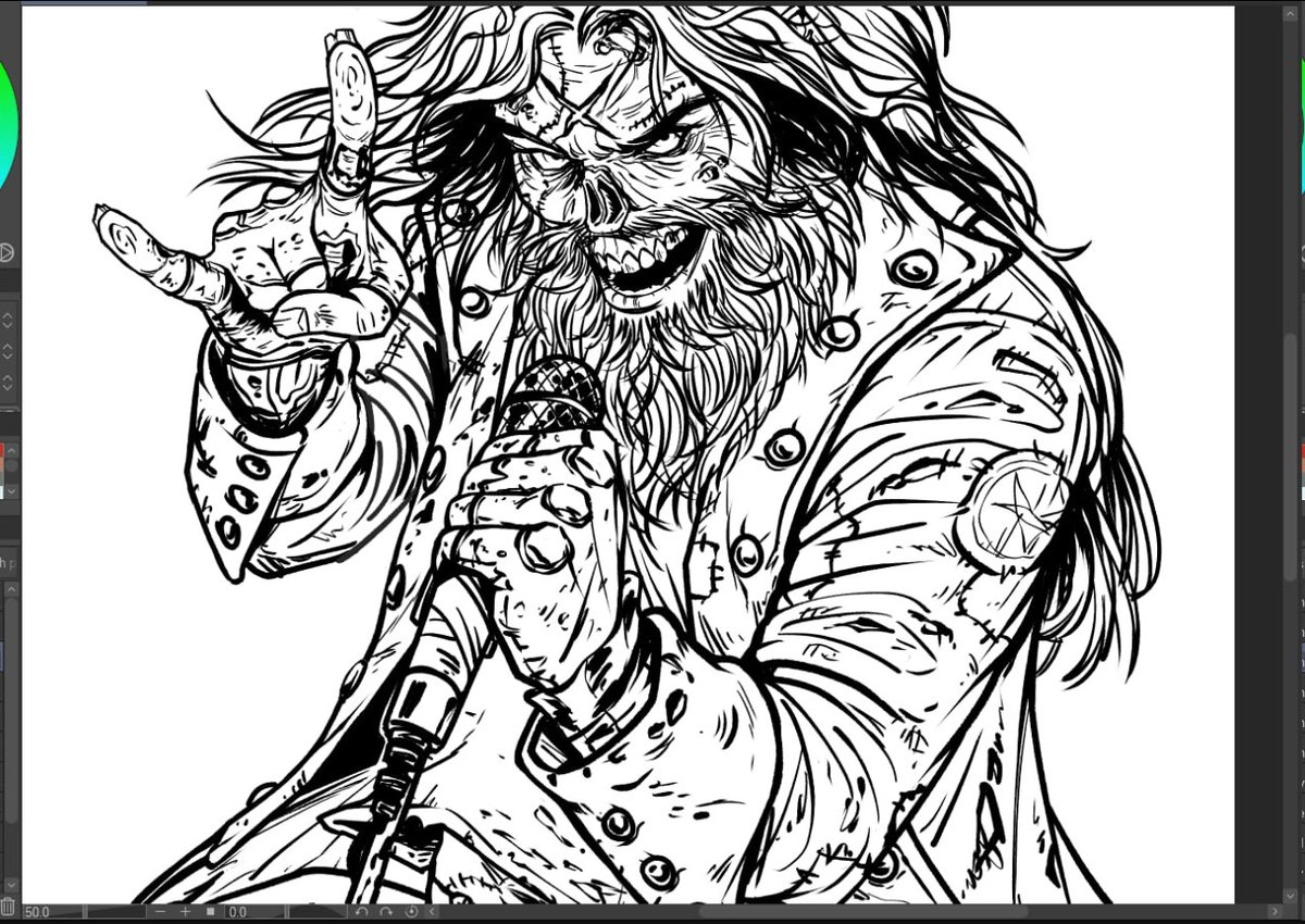 almost done! I love that final step in the lineart process where I make everything look as nasty as possible hehee