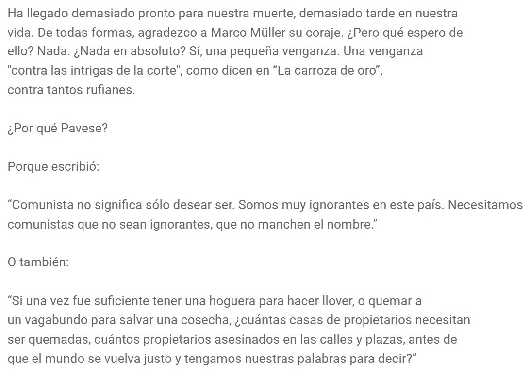 mensaje enviado por jean-marie straub y danièle huillet en la 63ª edición del festival de venecia
