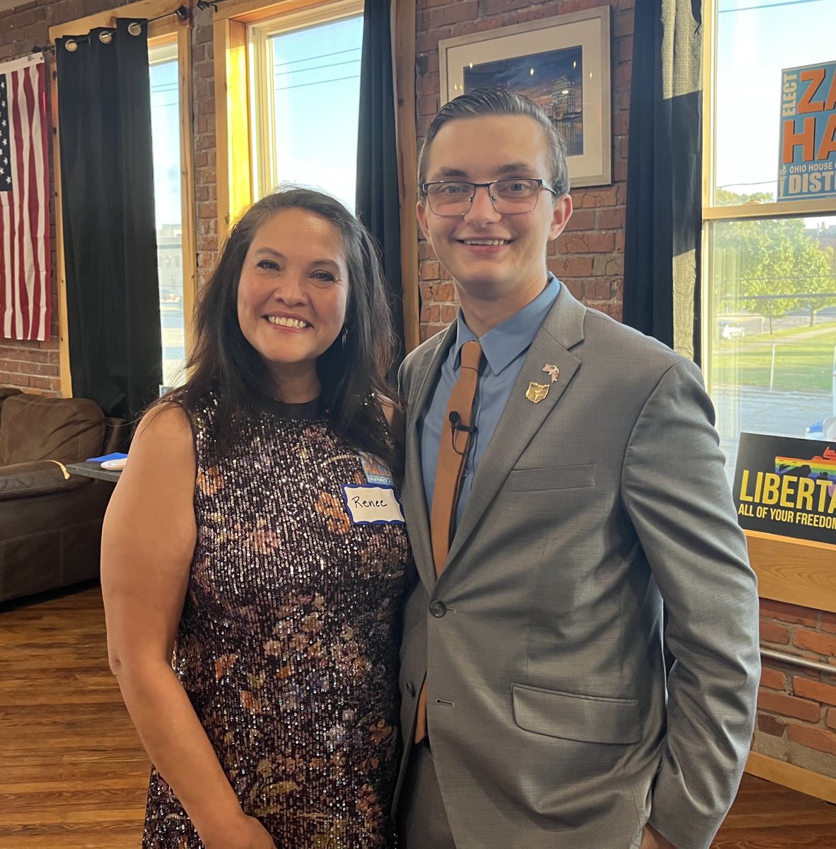 Huge thank you to Mike Sweeney, Chairman of the <a href="/LPOhio/">Libertarian Party OH</a>, <a href="/Tommyboy_419/">Tommyboy419</a>, Chairman of the <a href="/LucasCountyLPO/">Lucas County Libertarian Party of Ohio</a>, <a href="/TorresForToledo/">Roberto Torres for Mayor</a>, Candidate for Mayor of Toledo and Renee Clarke, Campaign Manager for the Torres Campaign for their support, encouragement, and friendship in my campaign for