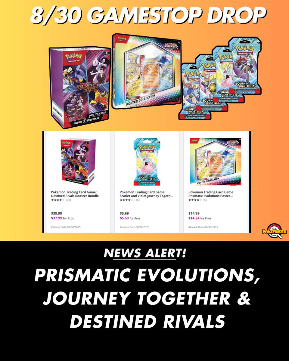 PokeFinder - Pokemon TCG Drops, Deals & News! tweet media