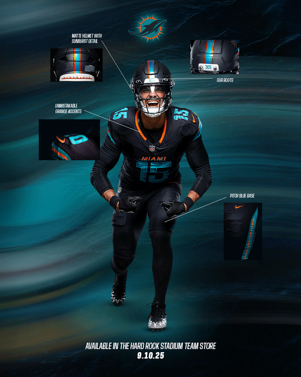 MiamiDolphins's tweet photo. It’s all about the details. 🔎 https://t.co/47qkQecP8T