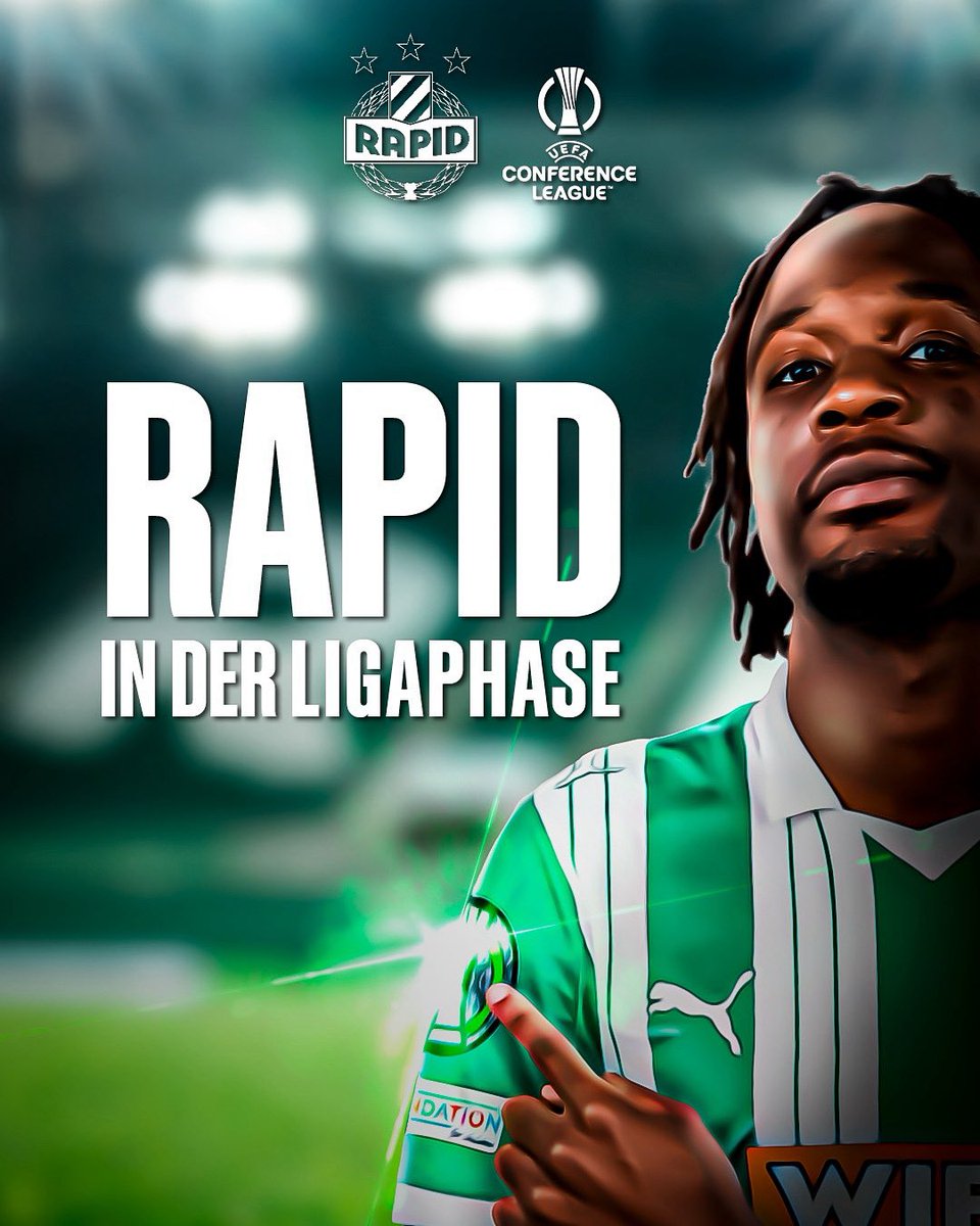 skrapid's tweet photo. Na no na ned… aber eine europäische Gruppenphase gibt es in Wien wieder einmal nur in Hütteldorf. 😎 https://t.co/hfsRrDe8Qg