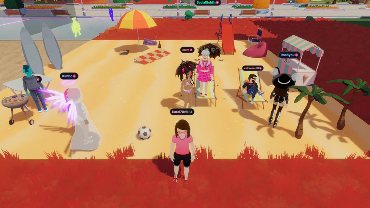 I created an urban beach in <a href="/decentraland/">Decentraland</a> and all my homies came to visit.

All welcome, especially if you are <a href="/shefiorg/">shefi.eth (💫,💫)</a>.

Take a photo of yourself and post it in the comments so that I know you visited. 

Coords: -75,107

Many thanks to <a href="/MetaWolfDCL/">MetaWolf.DCL.ETH</a> for teaching me Creator Hub