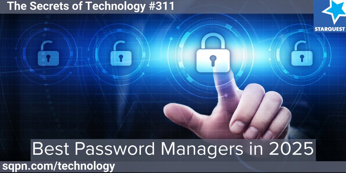 StarQuest Media (SQPN) (@sqpn) on Twitter photo 🔐 Password managers in 2025—what’s worth trusting? <a href="/bettnet/">Domenico Bettinelli</a>, @akinstetter & <a href="/pgscott/">pat scott (mamanerd)</a> weigh the best tools, discuss AI replacing workers & debate new age laws for social media. starquest.fm/TEC311 #CyberSecurity #AI 🔐 Password managers in 2025—what’s worth trusting? <a href="/bettnet/">Domenico Bettinelli</a>, @akinstetter & <a href="/pgscott/">pat scott (mamanerd)</a> weigh the best tools, discuss AI replacing workers & debate new age laws for social media. starquest.fm/TEC311 #CyberSecurity #AI