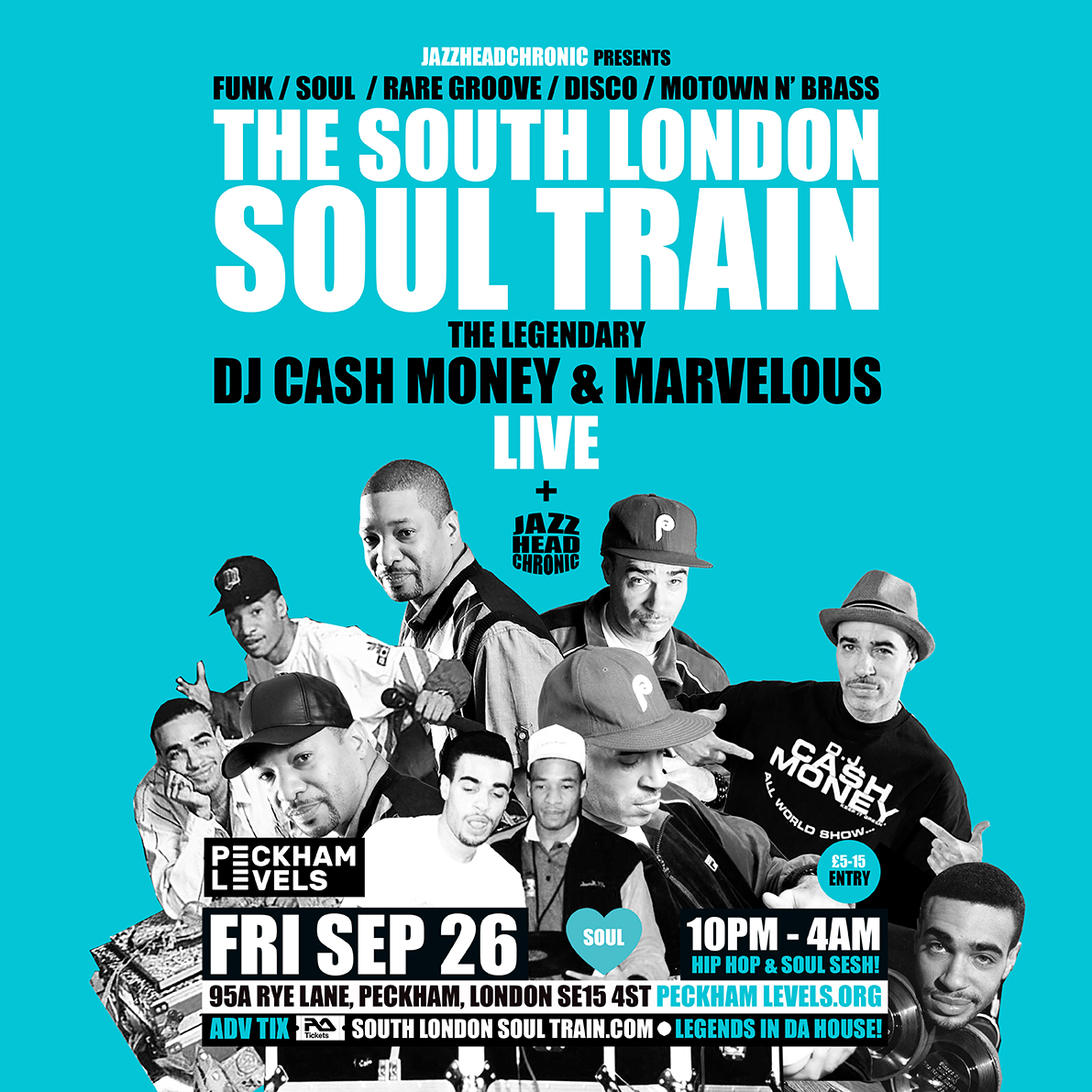 INCOMING!!! The  Legendary DJ Cash Money &amp; Marvelous (Live) at Peckham Levels + More righteous dancefloor direct sessions coming in HOT. 🔥🔥🔥 Get down X wix.to/UTl7PtE