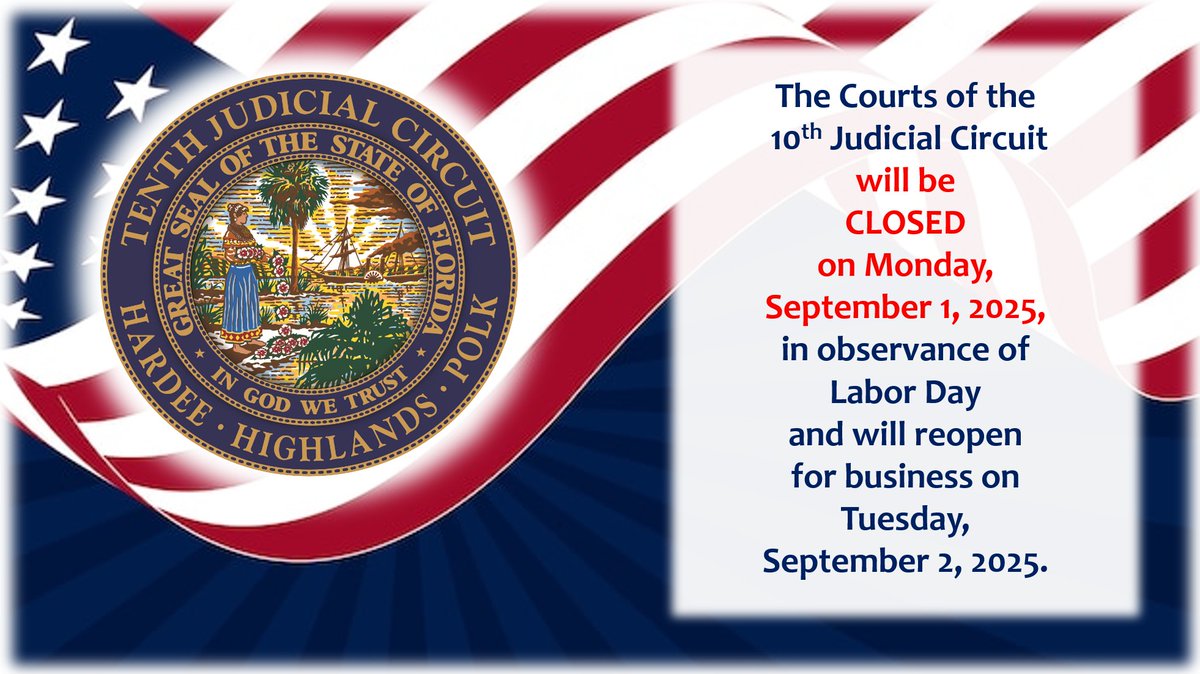 10th Judicial Circuit of FL tweet media