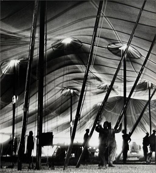 Photograph by Jean Ribière
“Setting Up the Circus Tent”, Perpignan (1958)