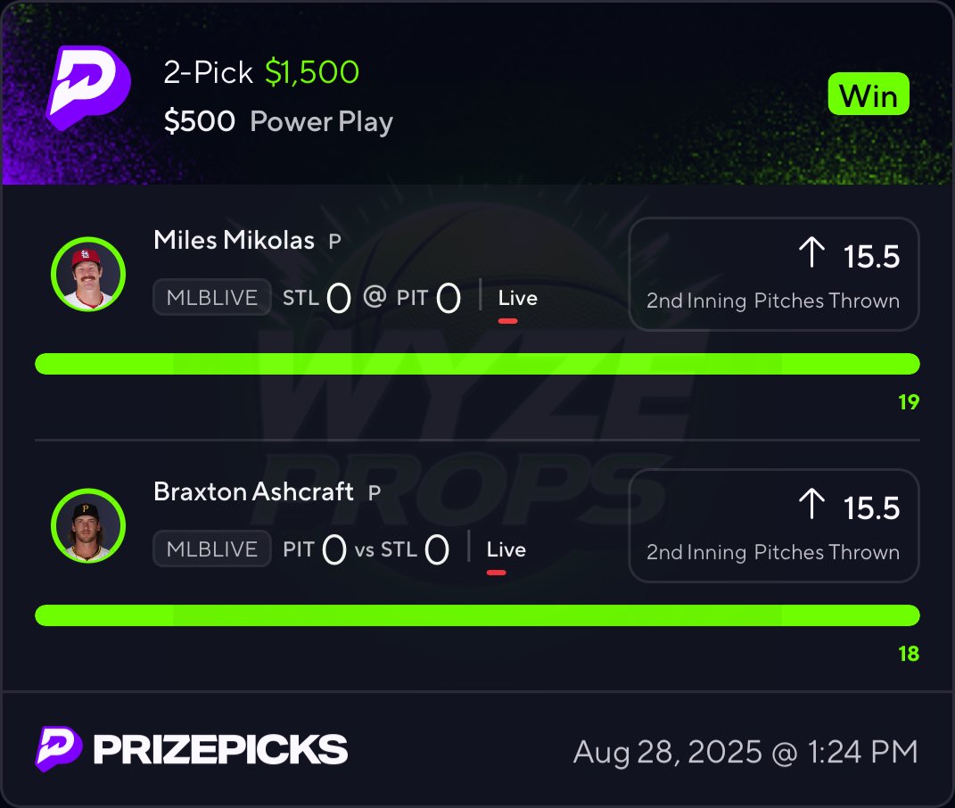 WyzeProps's tweet image. BANGGG 💰✅ I GOT $$$ FOR SOMEONE WHO LIKES/RT’s THIS RIGHT NOW 💚 

There’s no need to fear… 
THE MLB LIVE KING 🤴 is here. ⚾️🔥

Posted in VIP 📲 

50% OFF VIP PLAYS ⬇️
dubclub.win/r/p/pri-mpt4x/…

#PrizePicks | #MLB | #DFS