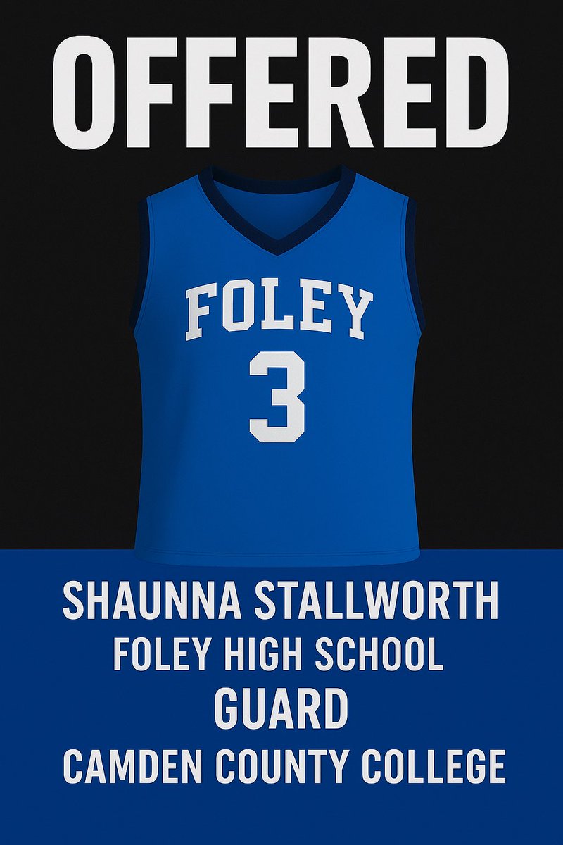 extremely blessed to receive an offer from camden county college! thanks for believing in me, coach reitano! #AGTG🙌✝️