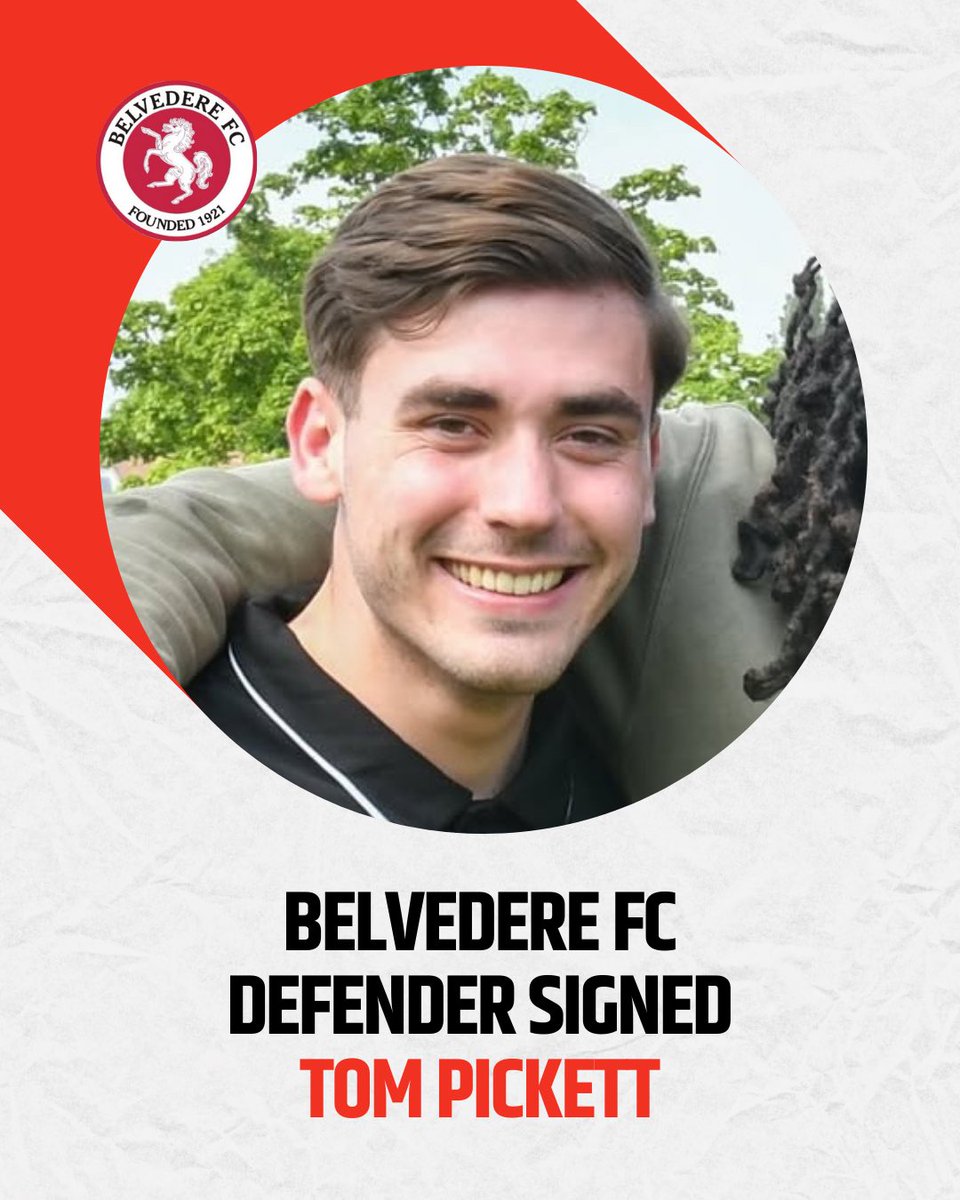 Belvedere FC Sundays (@belvederesunday) on Twitter photo 🦅 Once a Falcon <a href="/ThomasPick46285/">Thomas Pickett</a> has become a member of the Deres 🦌
He’s had a strong career with <a href="/Falconwood_FC/">Falconwood Football Club</a> in the past and it’s a great signing to add some experience into our squad! 🫡
#UpTheDeres 🦌⚽️ 🦅 Once a Falcon <a href="/ThomasPick46285/">Thomas Pickett</a> has become a member of the Deres 🦌
He’s had a strong career with <a href="/Falconwood_FC/">Falconwood Football Club</a> in the past and it’s a great signing to add some experience into our squad! 🫡
#UpTheDeres 🦌⚽️