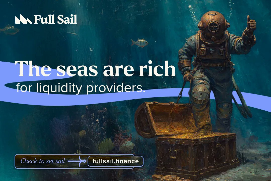 ⛵ Full Sail is LIVE on Sui 🌊

Here's what makes it different:

🔥 Dynamic fees → efficient trading
🔥 Vote-escrow mechanics → long-term alignment
🔥 Prediction markets + governance → efficient emissions
🔥 oSAIL stay-to-earn → loyalty wins
💰 OVER $1,000,000 in incentives