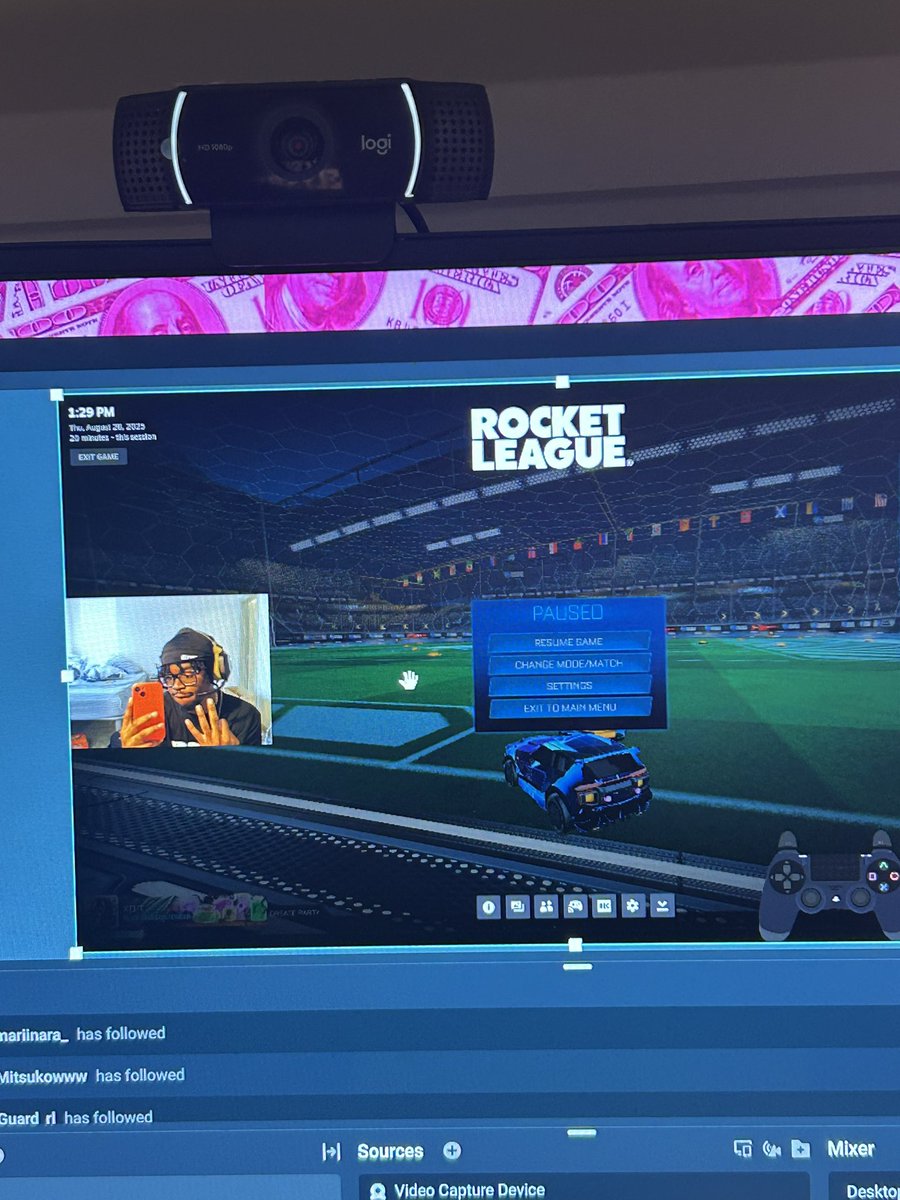 finna start streaming hella might do irls n shi at unt twitch link in comments