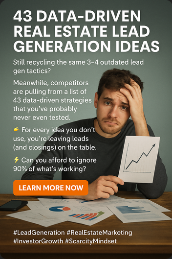 marketingking4's tweet image. 🌎 📉 Still recycling the same 3–4 outdated #leadgen tactics? Meanwhile, competitors are pulling from a list of 43 data-driven #realestate  strategies that you’ve probably never even tested. 
tinyurl.com/kshx232y
#LeadGeneration #RealEstate
