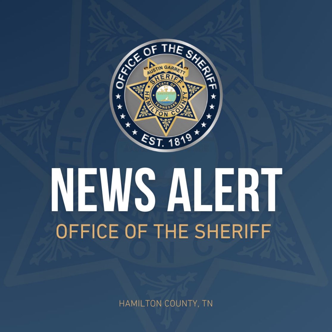 The HCSO is currently working a serious accident near the 6900 block of Middle Valley Road. A portion of Middle Valley Road at this location has been temporarily closed while emergency personnel respond to the scene. Please find alternate routes and follow <a href="/hcsotn/">Hamilton County Sheriff's Office - TN</a> for updates.