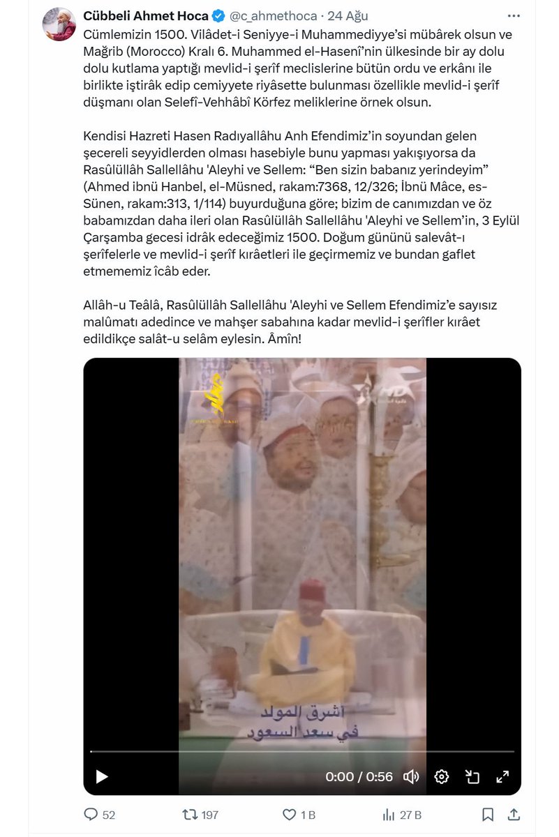 Edepli adam jüppeli; Mağrip demiş, Morocco demiş; Fas dememiş!! Adı 'Faslı karılarla anıldığı için mi' bilinmez de Fas kralını güzelce yağlayıp yıkamış. Kralla ilgili sayısız şaibe varken, Jüppeli övüyorsa; 'eniştem beni neden öptü?' deyimi geliyor akla. Fas ziyareti var herhalde