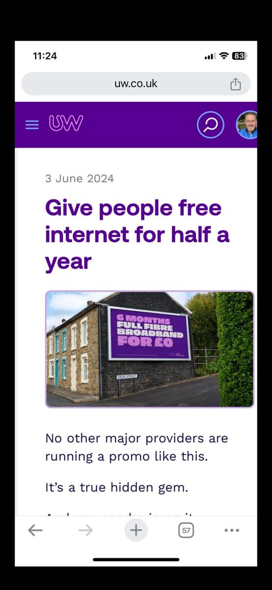 AledHughes1's tweet photo. #HaltonHour  #northwalessocial Hey Remember this ad from June of last year..

Great news for those who live in  CityFibre area - this mega offer of FREE BROADBAND has now been extended until 31st December 2025 🤩🚀

DM me for more details 🤗

#UtilityWarehouse #CityFibre https://t.co/JRlZTMHhtI