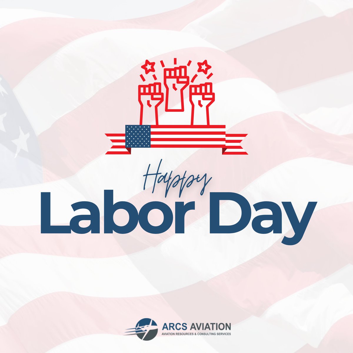 🌟 From all of us at ARCS Aviation, we wish you a Happy Labor Day!

Today, we pause to recognize and appreciate the hard work and dedication of individuals across the nation. Wishing you a safe, restful, and well-deserved weekend with family and friends. #LaborDay