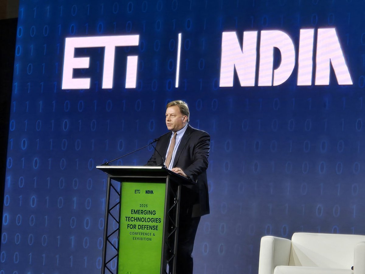 .<a href="/USDASDuffey/">Under Secretary of War Michael Duffey</a> speaking at <a href="/NDIAToday/">NDIA</a> ETI conference on acquisition in defense today.

Time is paramount to delivering capabilities. Must work closely with industry to reduce barriers to deliver.