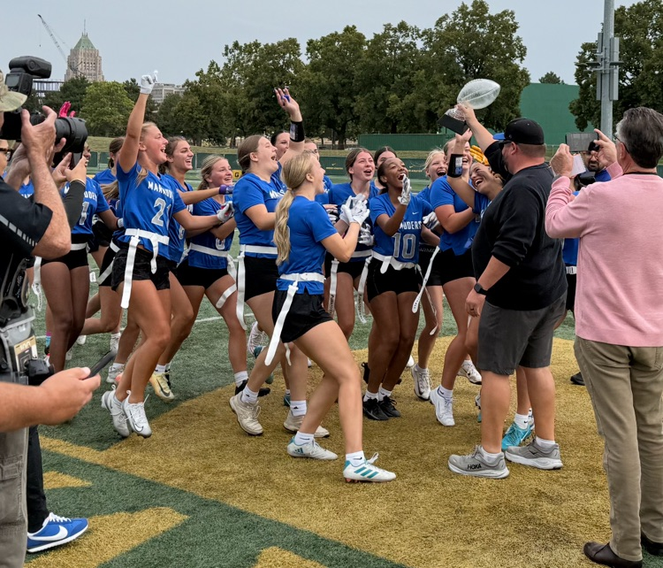 superGSD's tweet photo. Another trophy earned today by our amazing CHS Girls Flag Football Team! It's a great day to be a Marauder! #InMarauderCountry #GSDfirstweek https://t.co/WXkwIn5S76