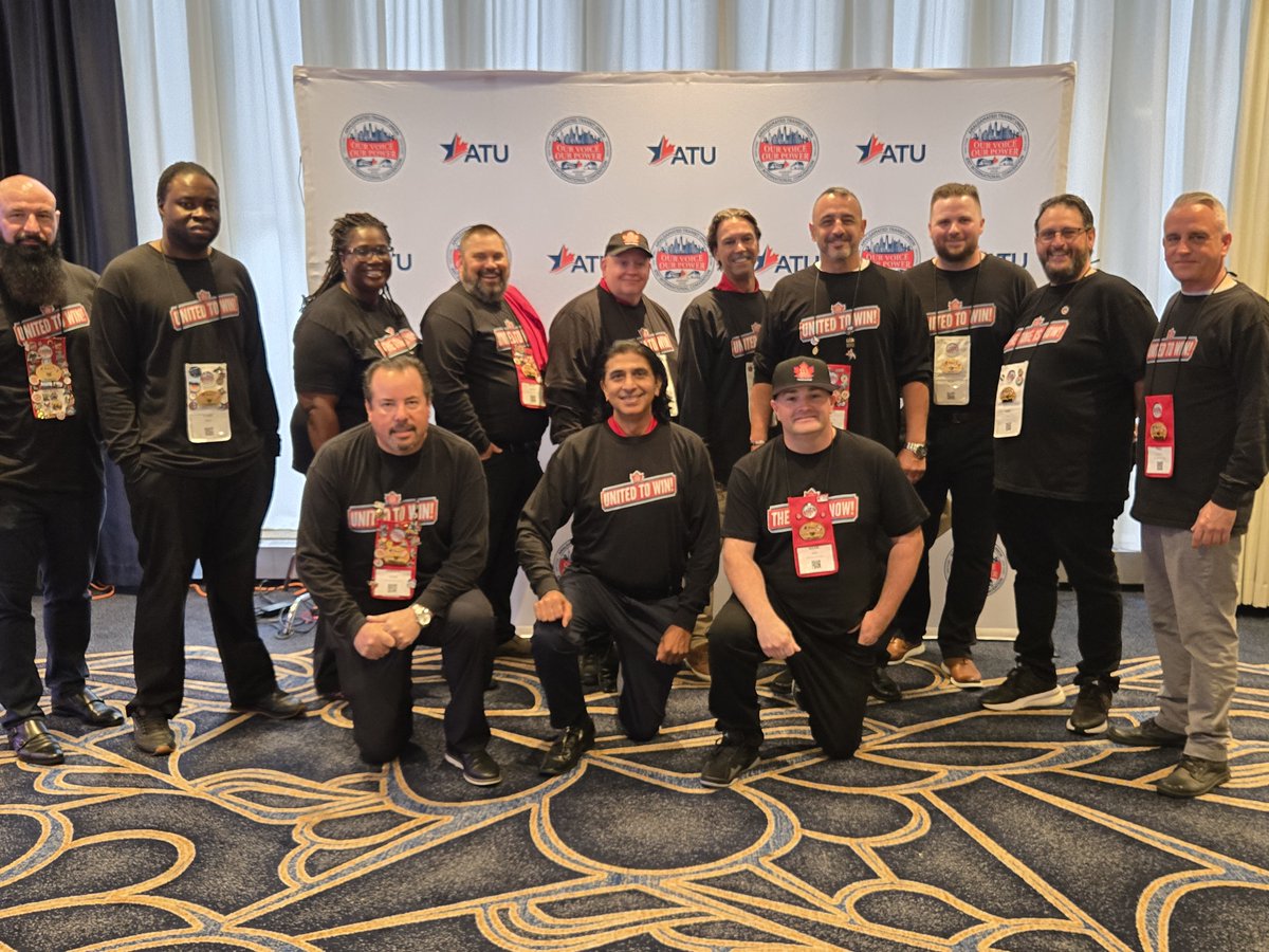 ATUlocal113's tweet image. ATU Local 113 delegates were proud to represent our local at the ATU Convention in New York City. 

#UnionSolidarity #ATU