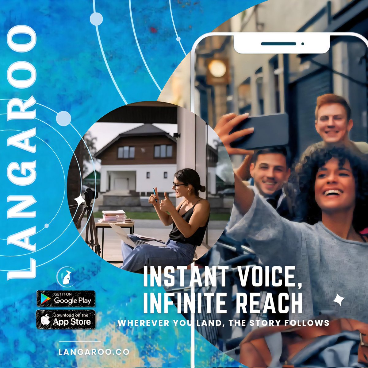WorldlyC90968's tweet image. ✨ Instant voice. Infinite reach.
Wherever you land, your story follows. 🌍
Stay connected globally with Langaroo App 🎙️💬

Download now 👉 langaroo.co  

#Langaroo #GlobalConnections #SpeakAnyLanguage #InstantTranslation #WorldwideFriends #StayConnected